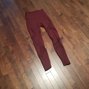 Maroon Lululemon with mesh detail size 2